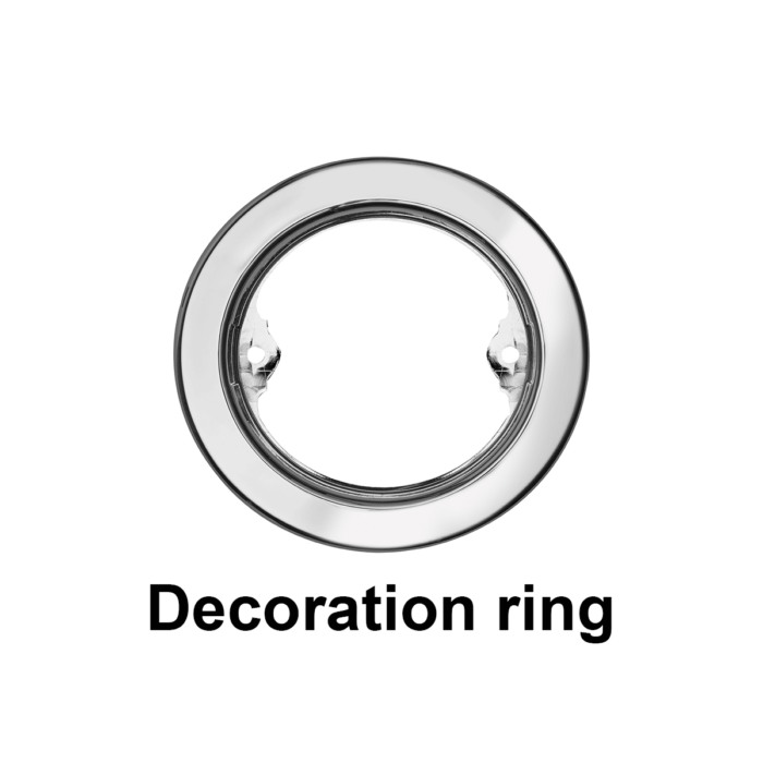 Decoration ring chrome