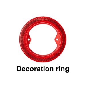 Decoration ring red