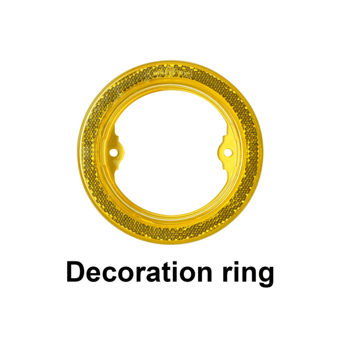 Decoration ring yellow