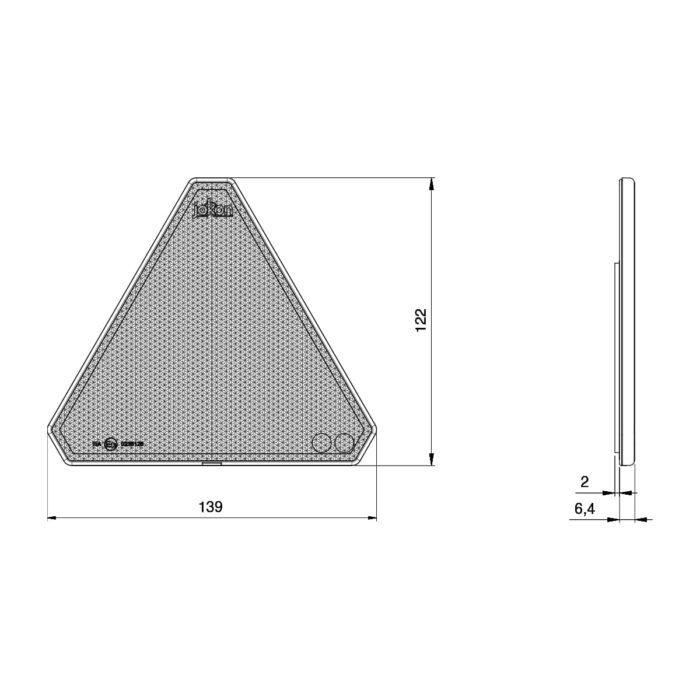 Triangular Reflector DR 107 - Image 2