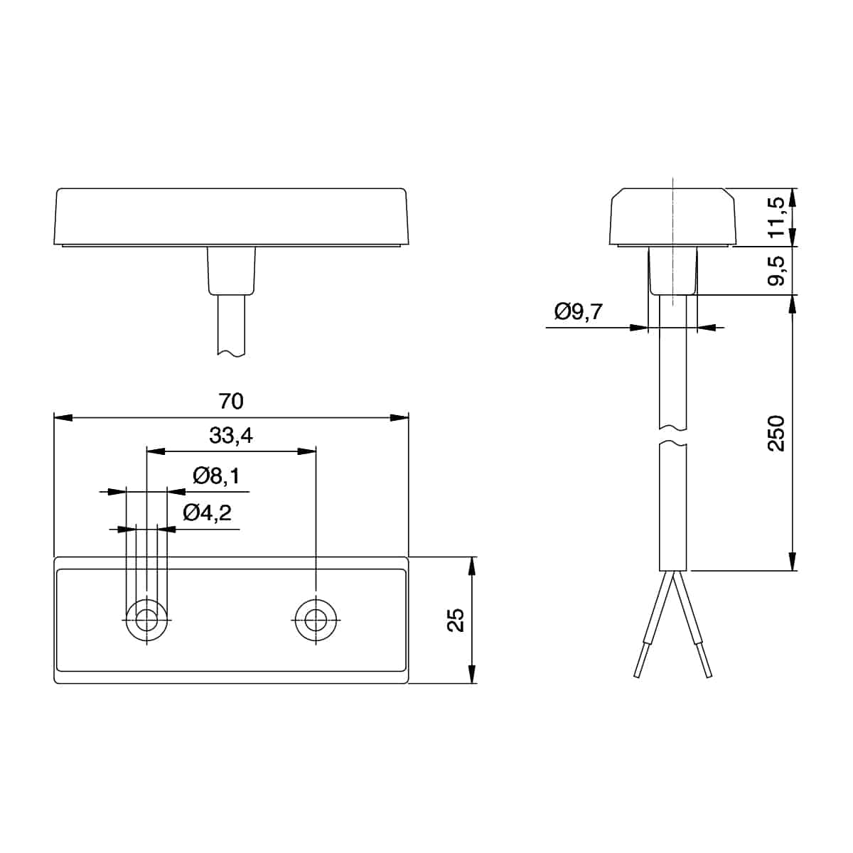 JOKON PL 130 Positionsleuchte 135011001