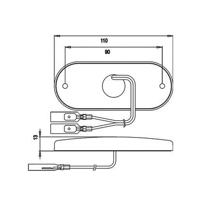 Front Marker Light PLR 2002 - Image 2