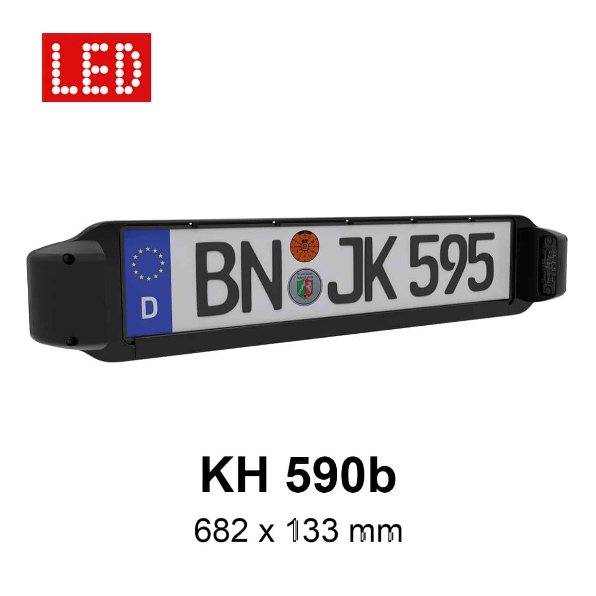 Kennzeichenhalter KH 590b - Jokon