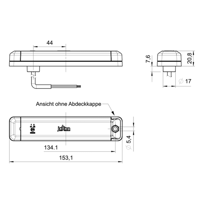 Blink-Brems-Schlussleuchte BBS 260 – Bild 2