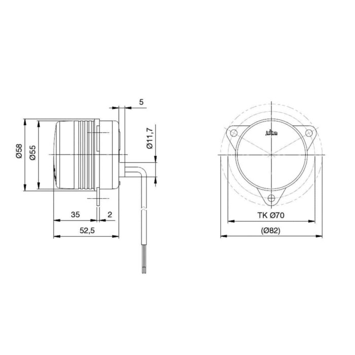 Direction Indicator Light BL 55 - Image 2