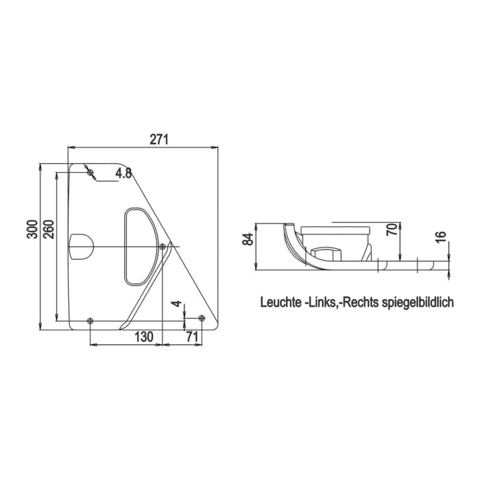 Dreieck-Rückstrahler L 2000 – Bild 2