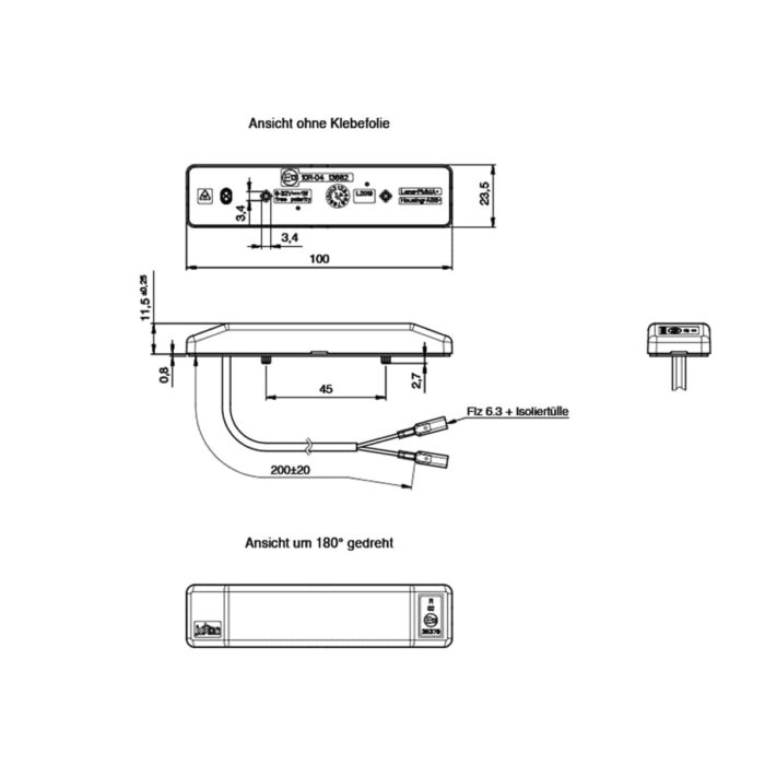 Tail/ End Outline Marker Light S 2019 / 2019-1 - Image 2