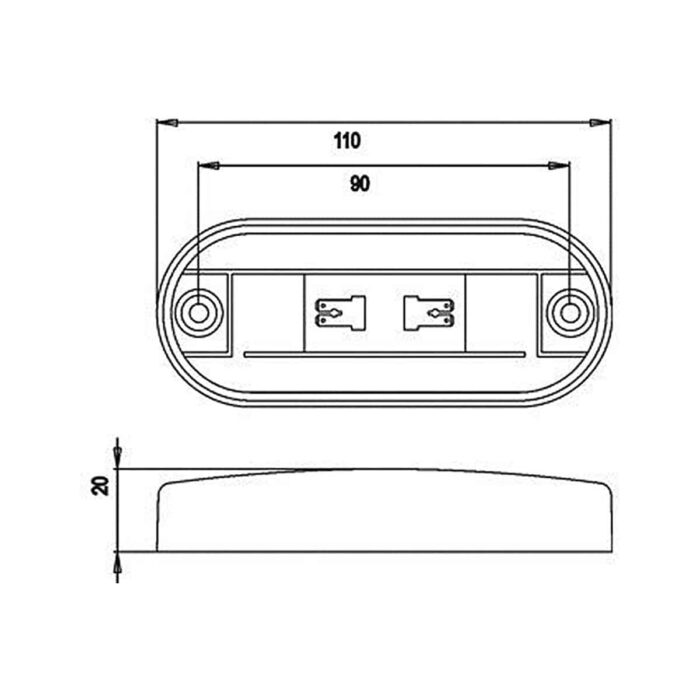 Side Marker Light SMLR 2003 - Image 2