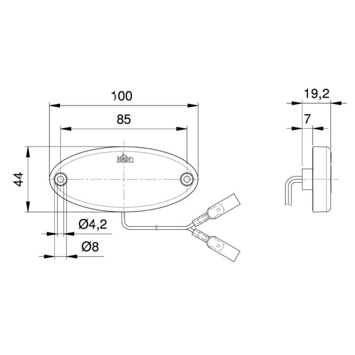 Side Marker Light SMLR 2012 - Image 2