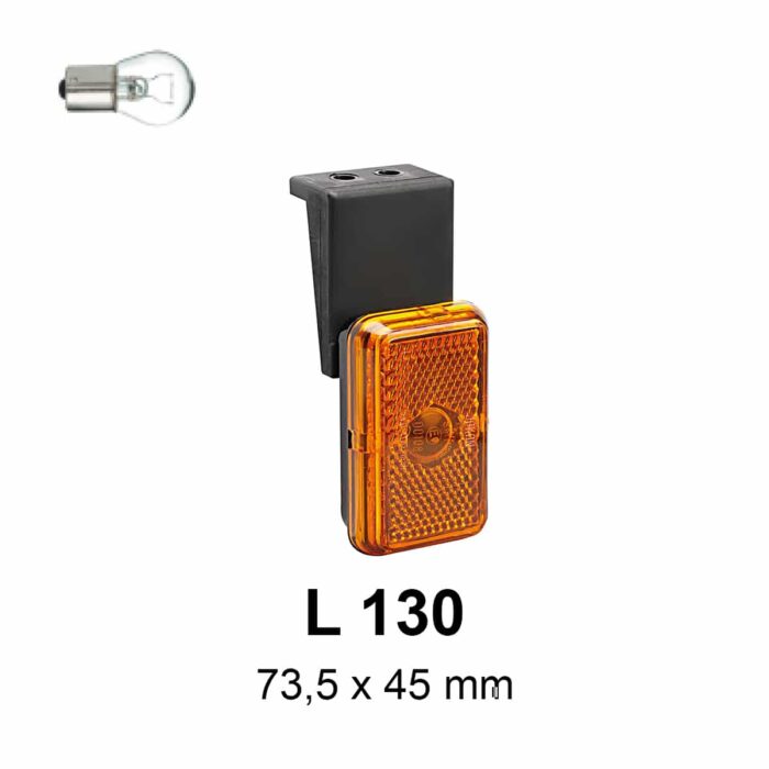 Side Marker Light SMLR 130 (angular support)