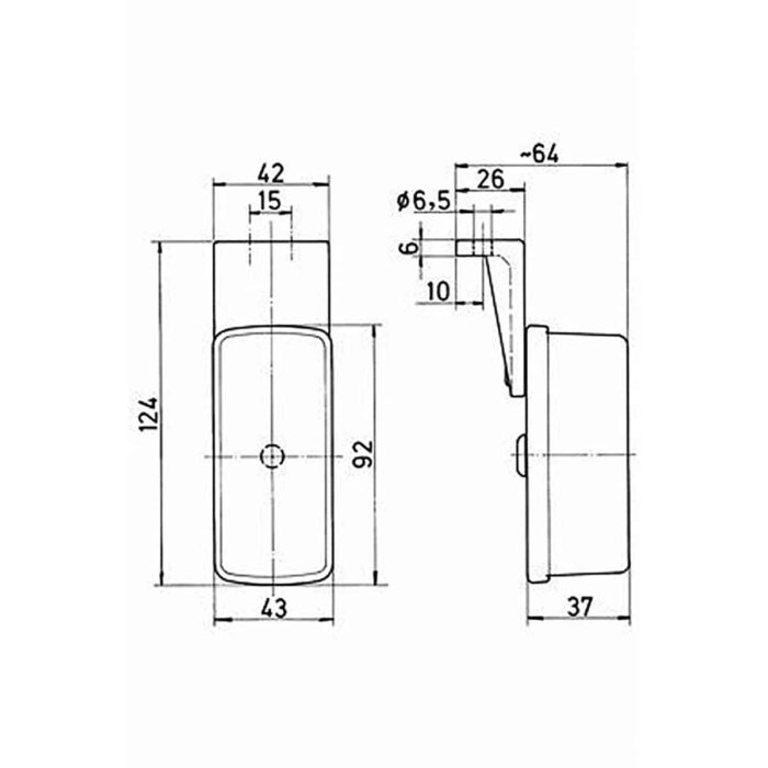 End-Outline Marker Light SPL 07 (with angular pendulum) - Image 2