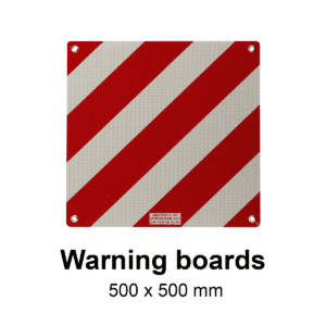 Warning boards