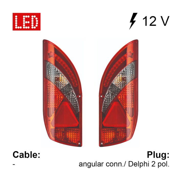Multifunktionsleuchte L 3100 (rot-grau, mit DR, RH)