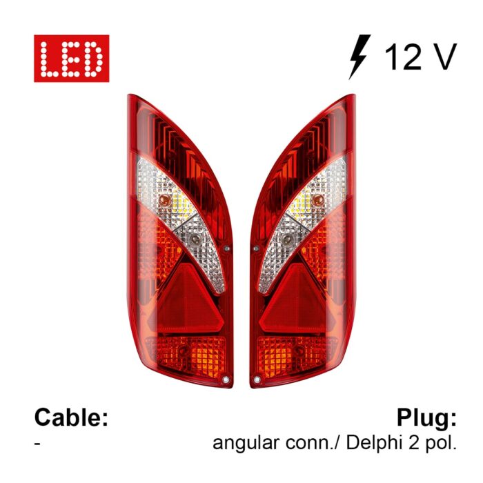 Multifunktionsleuchte L 3100 (rot-klar, mit DR, LH)