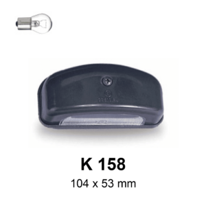 Number Plate Light K 158