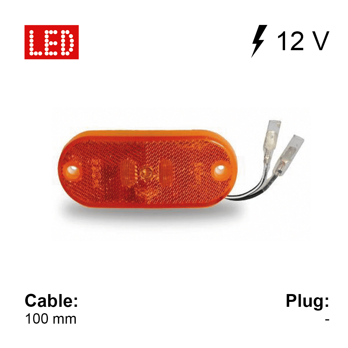 Feu de position Side marker Led 12V JOKON 0062